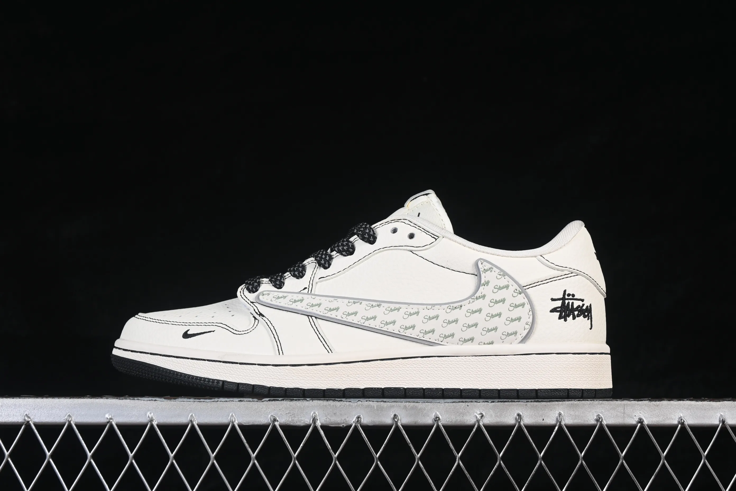 All categories Air Jordan Jordan series basketball shoes Air Jordan 1 Low high-end customized low-top sneakers Air Jordan 1 Low AJ1 Joe 1 Stussy co-branded high-end customized low-top retro basketball shoes HH7518-086